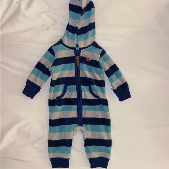 NWT Carter’s Fleece Jumpsuit - Picture 2 of 4